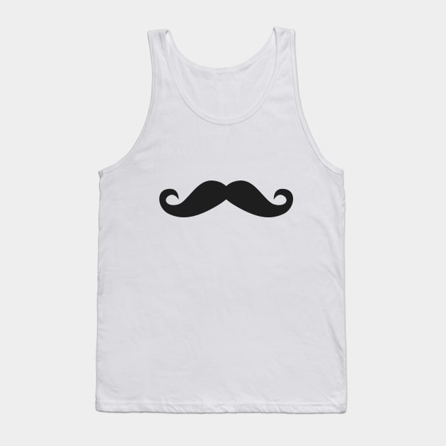 Moustache Tank Top by thehollowpoint